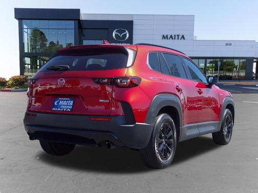 Soul Red Crystal Metallic 2025 Mazda CX-50 Hybrid Premium Package