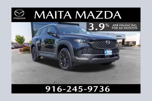 Jet Black 2025 Mazda CX-50 Hybrid PREFERRED PACKAGE