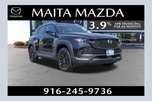 Jet Black 2025 Mazda CX-50 Hybrid PREFERRED PACKAGE