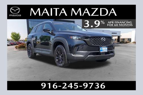 Jet Black 2025 Mazda CX-50 Hybrid PREFERRED PACKAGE