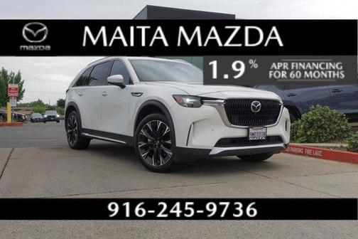 Rhodium White Metallic 2024 Mazda CX-90 PHEV Premium Plus