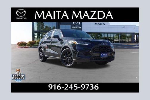Crystal Black Pearl 2025 Honda HR-V Sport