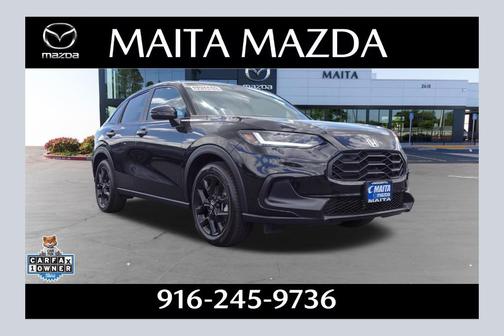 Crystal Black Pearl 2025 Honda HR-V Sport