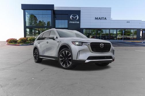 Sonic Silver Metallic 2024 Mazda CX-90 Premium Plus