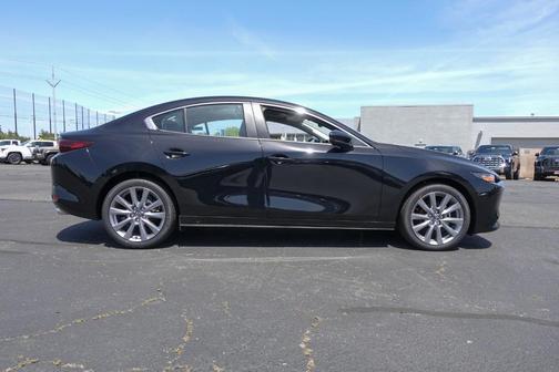 Jet Black Mica 2026 Mazda Mazda3 FWD w/Preferred Package