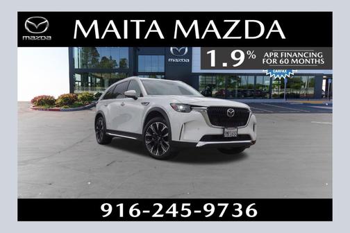 Rhodium White Metallic 2024 Mazda CX-90 PHEV Premium Plus