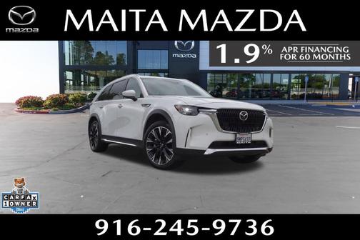 Rhodium White Metallic 2024 Mazda CX-90 PHEV Premium Plus