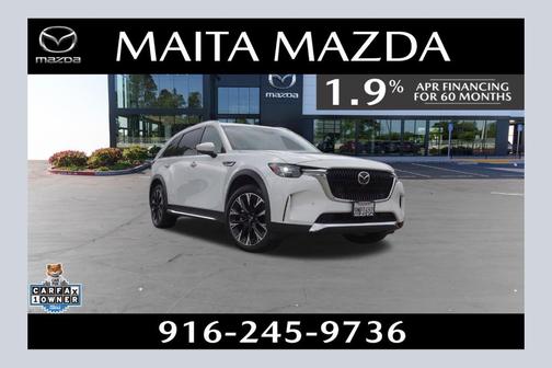 Rhodium White Metallic 2024 Mazda CX-90 PHEV Premium Plus