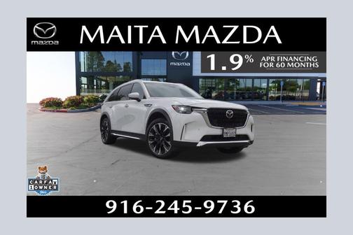 Rhodium White Metallic 2024 Mazda CX-90 PHEV Premium Plus