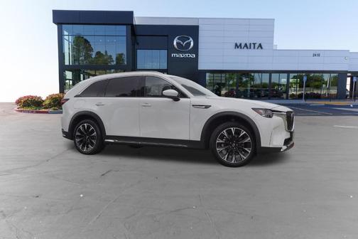 Rhodium White Metallic 2024 Mazda CX-90 PHEV Premium Plus