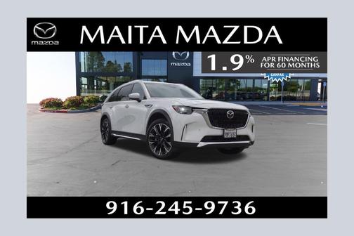 Rhodium White Metallic 2024 Mazda CX-90 PHEV Premium Plus
