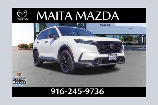White 2023 Honda CR-V Hybrid Sport