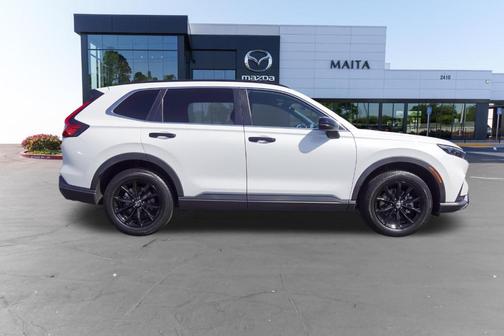 White 2023 Honda CR-V Hybrid Sport