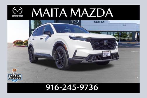 White 2023 Honda CR-V Hybrid Sport