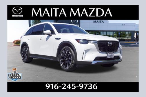 Rhodium White Metallic 2024 Mazda CX-90 PHEV Premium Plus