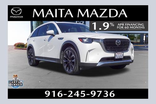 Rhodium White Metallic 2024 Mazda CX-90 PHEV Premium Plus