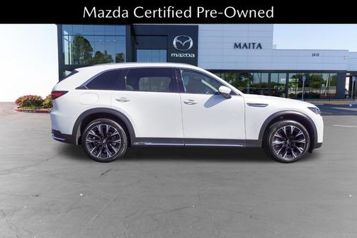 Rhodium White Metallic 2024 Mazda CX-90 PHEV Premium Plus