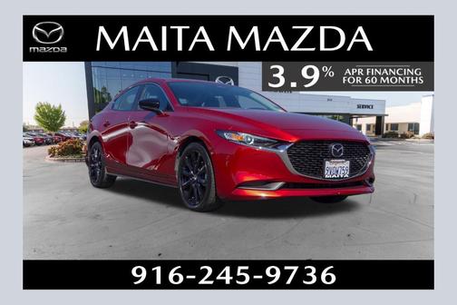 Soul Red Crystal Metallic 2025 Mazda Mazda3 FWD w/Select Package