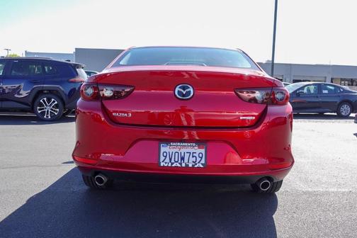 Soul Red Crystal Metallic 2025 Mazda Mazda3 FWD w/Select Package