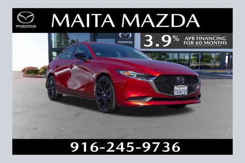 Soul Red Crystal Metallic 2025 Mazda Mazda3 FWD w/Select Package