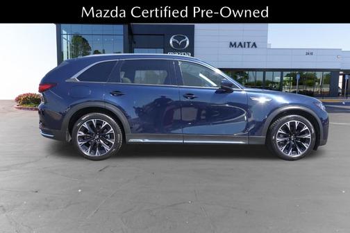 Deep Crystal Blue Mica 2024 Mazda CX-90 PHEV Premium
