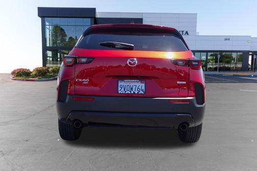 Soul Red Crystal Metallic 2025 Mazda CX-50 Hybrid Premium Package