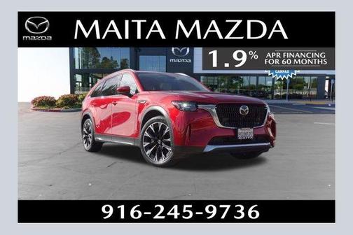 Soul Red Crystal Metallic 2024 Mazda CX-90 PHEV Premium