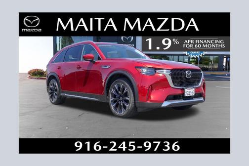 Soul Red Crystal Metallic 2024 Mazda CX-90 PHEV Premium
