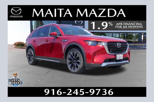 Soul Red Crystal Metallic 2024 Mazda CX-90 PHEV Premium