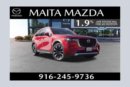 Soul Red Crystal Metallic 2024 Mazda CX-90 PHEV Premium
