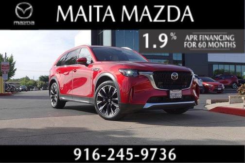 Soul Red Crystal Metallic 2024 Mazda CX-90 PHEV Premium