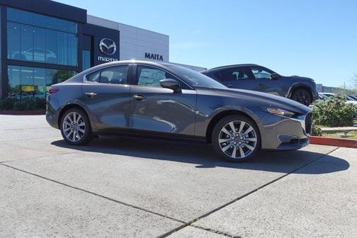 Machine Gray Metallic 2026 Mazda Mazda3 FWD w/Preferred Package