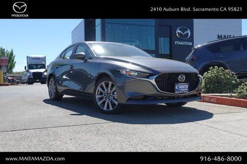 Machine Gray Metallic 2026 Mazda Mazda3 FWD w/Preferred Package