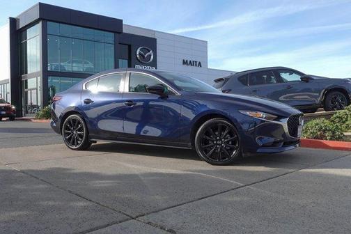 Deep Crystal Blue Mica 2025 Mazda Mazda3 FWD w/Select Package