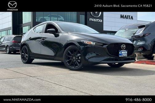 Jet Black Mica 2026 Mazda Mazda3 2.5 S Carbon Edition