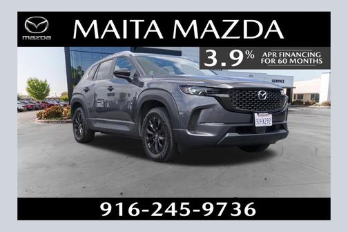 Machine Gray 2025 Mazda CX-50 Hybrid PREFERRED PACKAGE