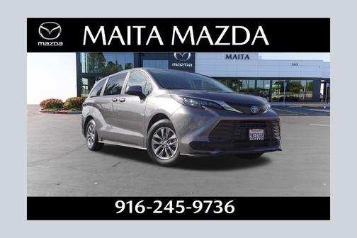 Predawn Gray Mica 2024 Toyota Sienna LE