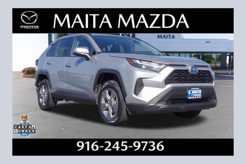 Silver Sky Metallic 2024 Toyota RAV4 Hybrid LE