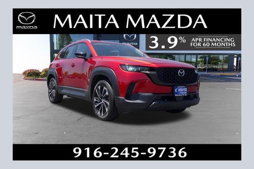 Soul Red Crystal Metallic 2025 Mazda CX-50 Hybrid PREMIUM PLUS PACKAGE