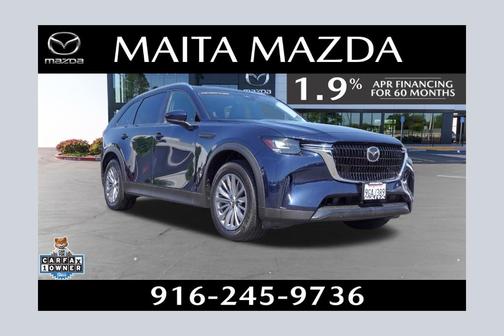 Deep Crystal Blue Mica 2024 Mazda CX-90 Preferred Plus