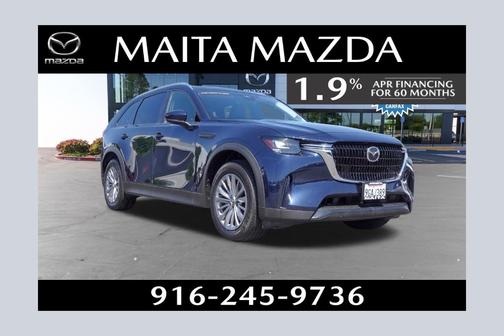 Deep Crystal Blue Mica 2024 Mazda CX-90 Preferred Plus