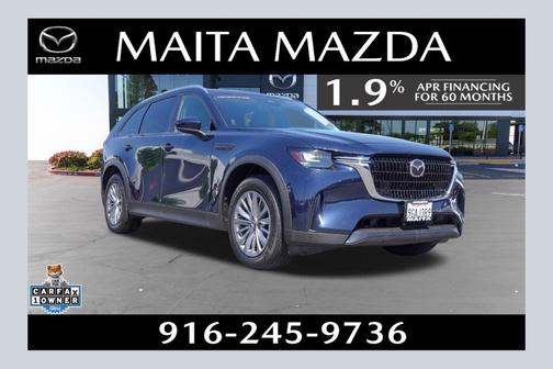 Deep Crystal Blue Mica 2024 Mazda CX-90 Preferred Plus