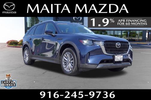 Deep Crystal Blue Mica 2024 Mazda CX-90 Preferred Plus