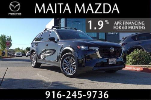 Jet Black Mica 2024 Mazda CX-90 PHEV Preferred