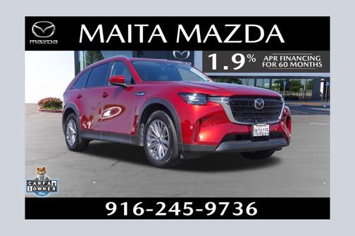 Soul Red Crystal Metallic 2024 Mazda CX-90 PHEV Preferred