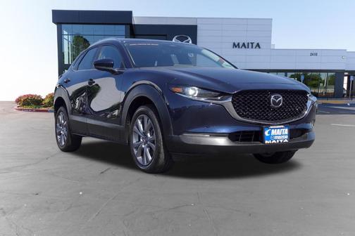Deep Crystal Blue Mica 2025 Mazda CX-30 2.5 S Preferred Package