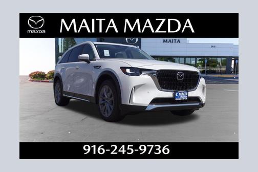 Rhodium White Premium 2026 Mazda CX-90 Premium Plus