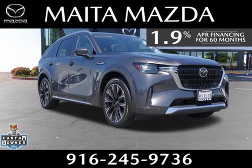 Machine Gray Metallic 2024 Mazda CX-90 PHEV Premium