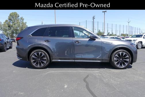 Machine Gray Metallic 2024 Mazda CX-90 PHEV Premium