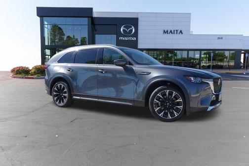 Machine Gray Metallic 2024 Mazda CX-90 PHEV Premium